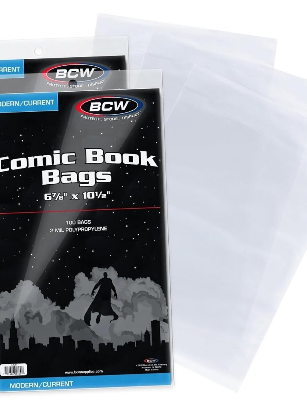 Current Comic Bags 200 Pack – Acid-Free Comic Book Bags for Modern Comics | Crys